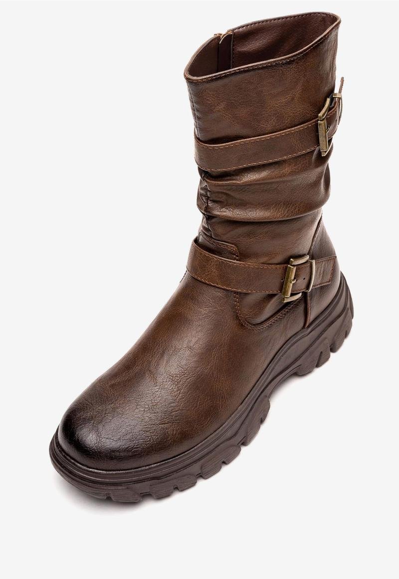 Bota Mujer Café Moro Estala Thunder Blue Thunder Blue